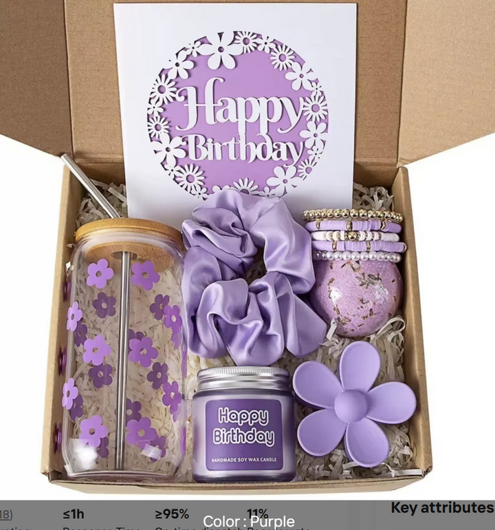 Everythingifts Violet Birthday Celebration Gift Set